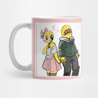 Cursed Emoji Couple Mug